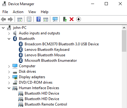 Lenovo IdeaCentre B320 Device Manager
