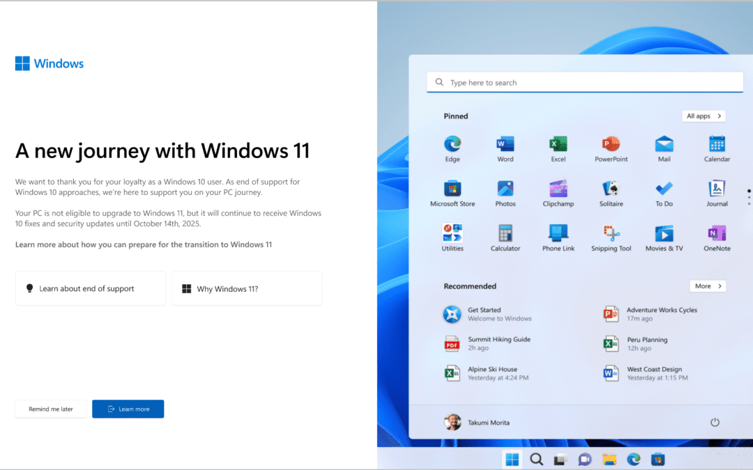 Windows 10 End of Life in October 2025 (What You Need to Know and How We Can Help)